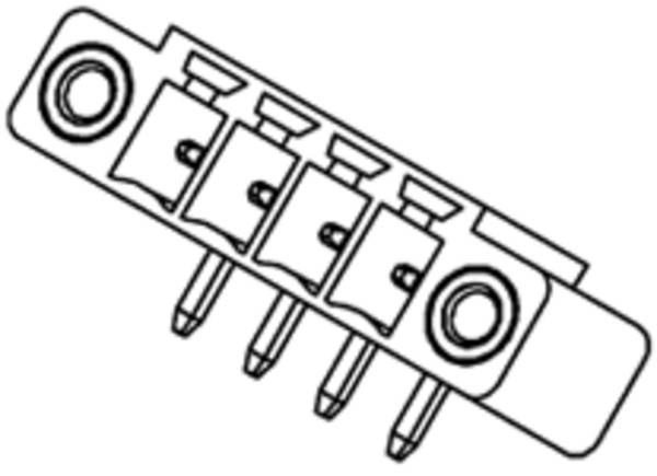 Molex 395061006 Printklem Aantal polen 6 1 stuk(s)