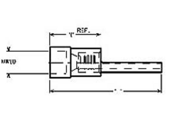 Molex 192120001 Stiftkabelschoen 1 stuk(s) Bulk