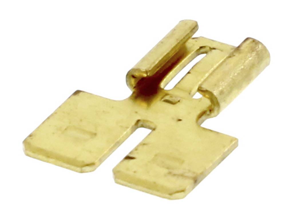 Molex 190430001 Platte stekker (female) Insteekbreedte: 6.35 mm Insteekdikte: 0.81 mm 1 stuk(s) Bulk