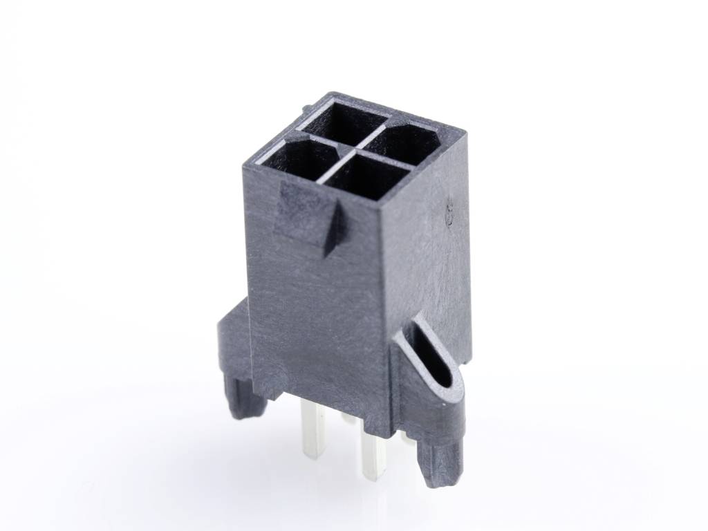 Molex 462070004 Male header, inbouw (standaard) Totaal aantal polen: 4 Rastermaat: 4.20 mm Inhoud: 1 stuk(s) Tray