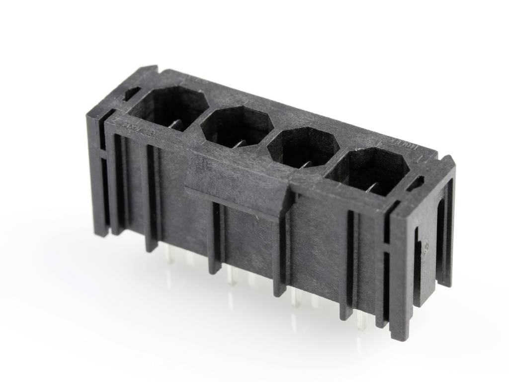 Molex 431600104 Male header, inbouw (standaard) Totaal aantal polen: 4 Inhoud: 1 stuk(s) Tray