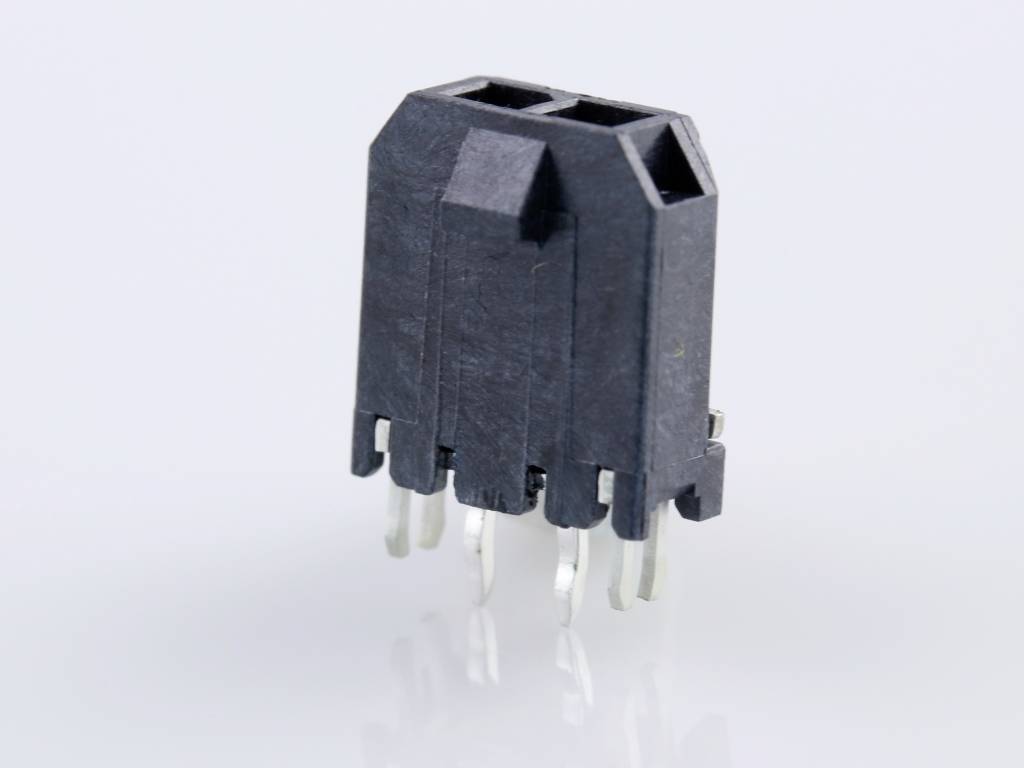 Molex 436500218 Male header, inbouw (standaard) Totaal aantal polen: 2 Rastermaat: 3.00 mm Inhoud: 1 stuk(s) Tray
