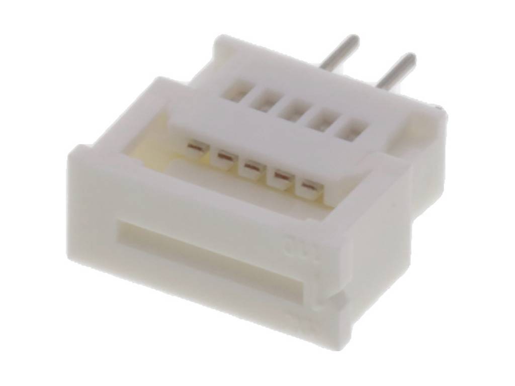 Molex 39532055 FFC/FPC-aansluiting Totaal aantal polen: 5 Rastermaat: 1.25 mm Inhoud: 1 stuk(s) Tray