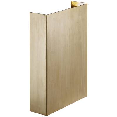 Metallic map in een warme goudtint, rechtop staand. Minimalistisch, modern design.