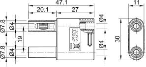 'David' in artistieke, decoratieve lettertypes op een zwarte achtergrond.