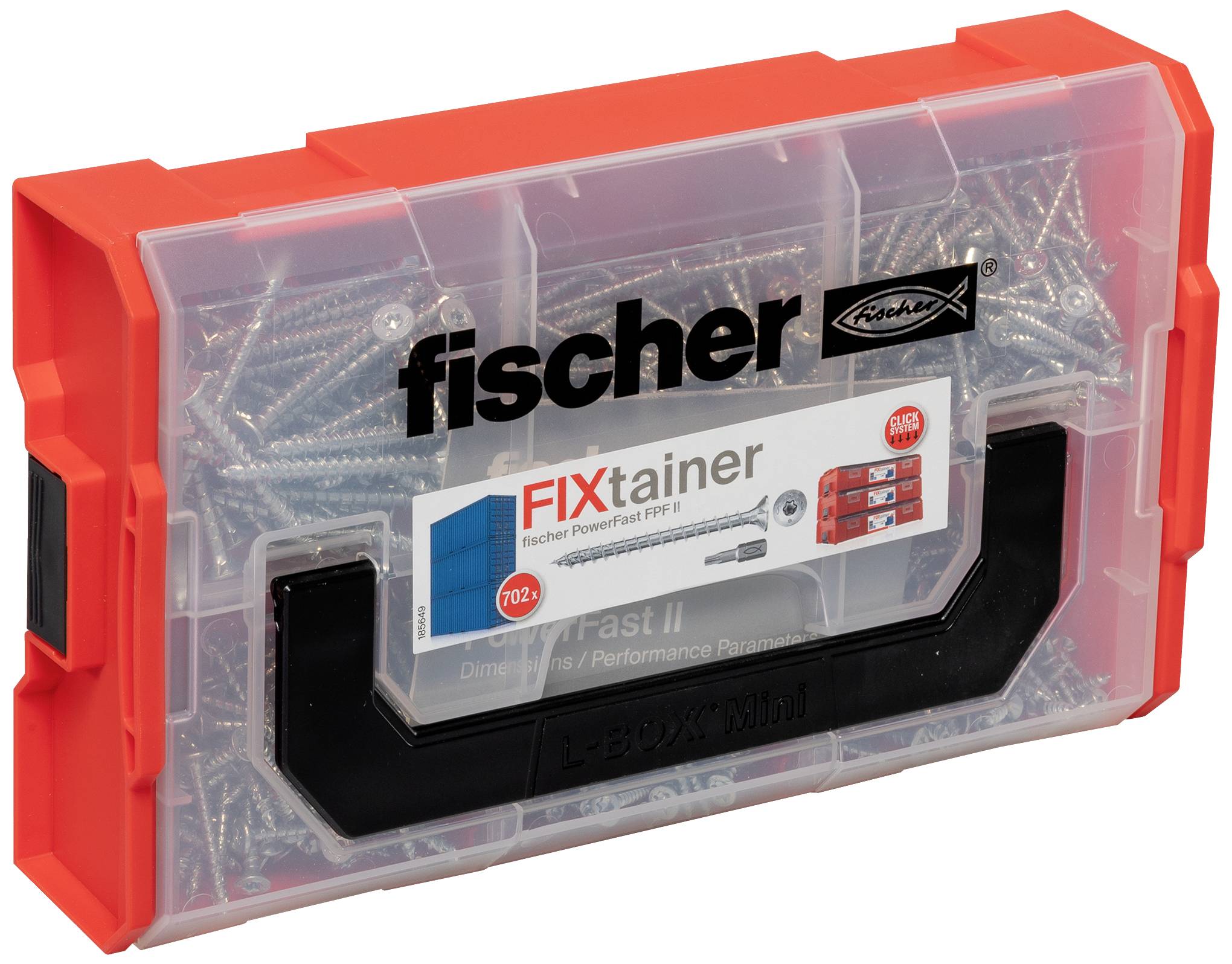 Fischer 562273 FixTainer PowerFast II TX VG Spaanplaatschroeven assortiment Staal Galvanisch verzinkt 1 set(s)