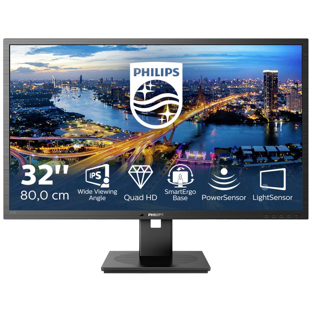 Image of Philips 325B1L/00 Monitor ERP G (A - G) 81.3 cm (32 pollici) 2560 x 1440 Pixel 21:9 4 ms HDMI ™, USB-A, DisplayPort, USB-C® IPS LCD
