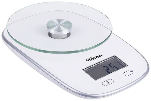 Tristar KW-2445 Keukenweegschaal Digitaal  Weegbereik (max.)=5 kg Wit