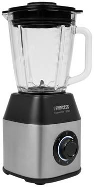 Princess Blender Solid Pro Blender 1400 W RVS, Zwart
