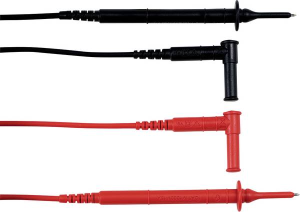 Chauvin Arnoux  Meetsnoerenset 4mm-veiligheidsstekker  1.5 m Rood, Zwart 1 set(s)