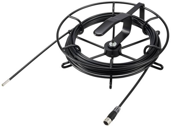 VOLTCRAFT 1000T 10m spool (LF) Endoscoopsonde Sonde-Ø 5.5 mm 10 m LED-verlichting, Waterdicht