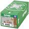 Een groene verpakking met het opschrift 'SPAX' bevat 100 schroeven van het formaat 6x120 voor houtbouw. Made in Germany.