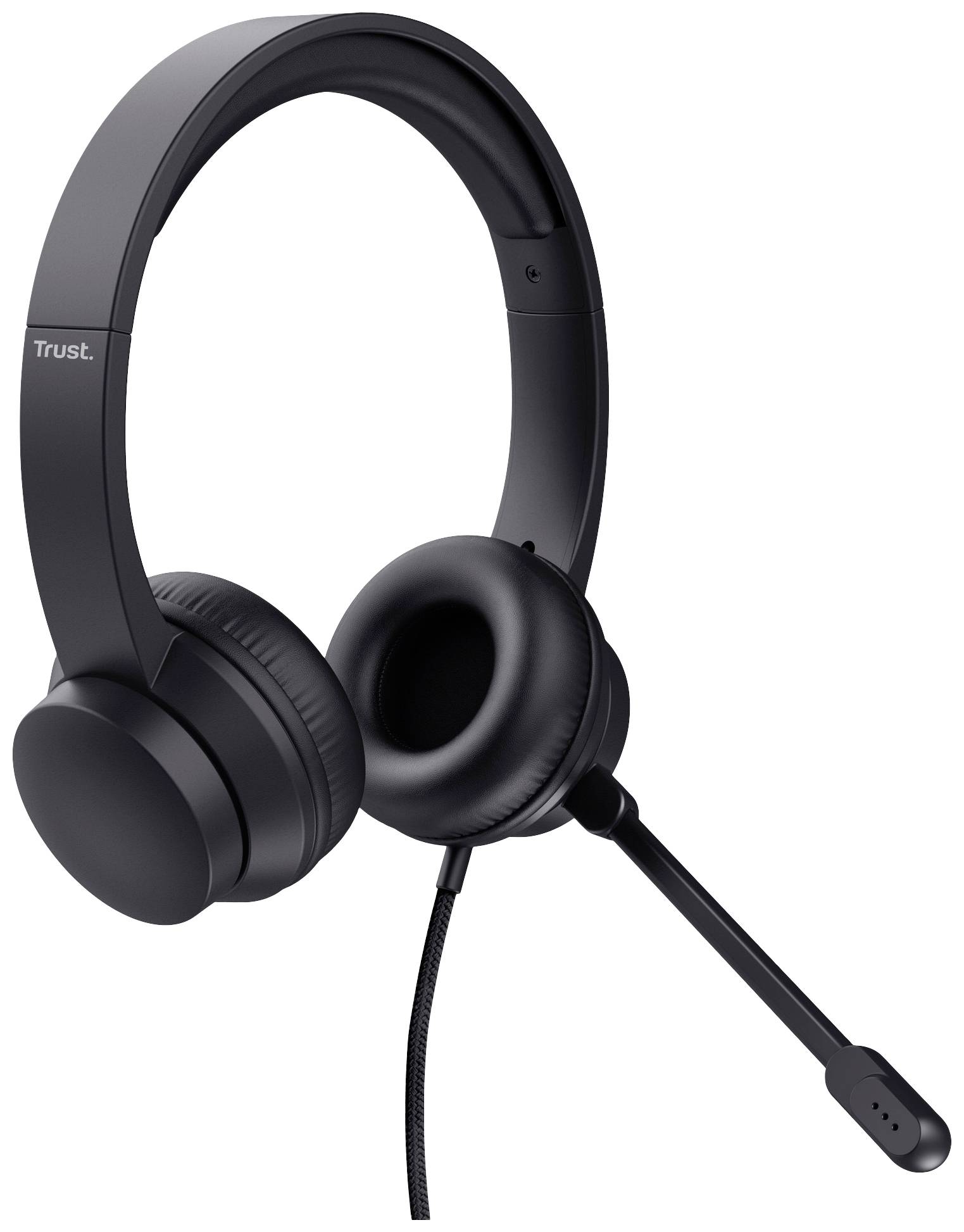 Trust HS-200 On-Ear USB Headset - BUSINESS MODEL - Headset - Hoofdband - Kantoor/callcenter - Zwart - Stereofonisch