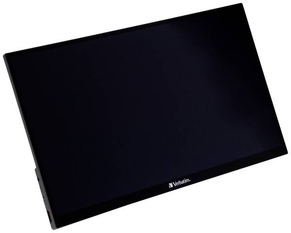 Verbatim PMT-15 Touchscreen monitor Energielabel: A (A - G)  38.1 cm (15 inch) 1920 x 1080 Pixel 16:9 6 ms HDMI, USB-A 2.0, USB-C, Hoofdtelefoon (3.5 mm jackplug) IPS LCD
