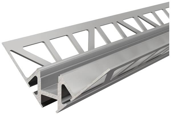 Deko Light 975341 EV-01-08 Tegel-profiel Aluminium (l x b x h) 2500 x 43 x 43 mm 2.50 m
