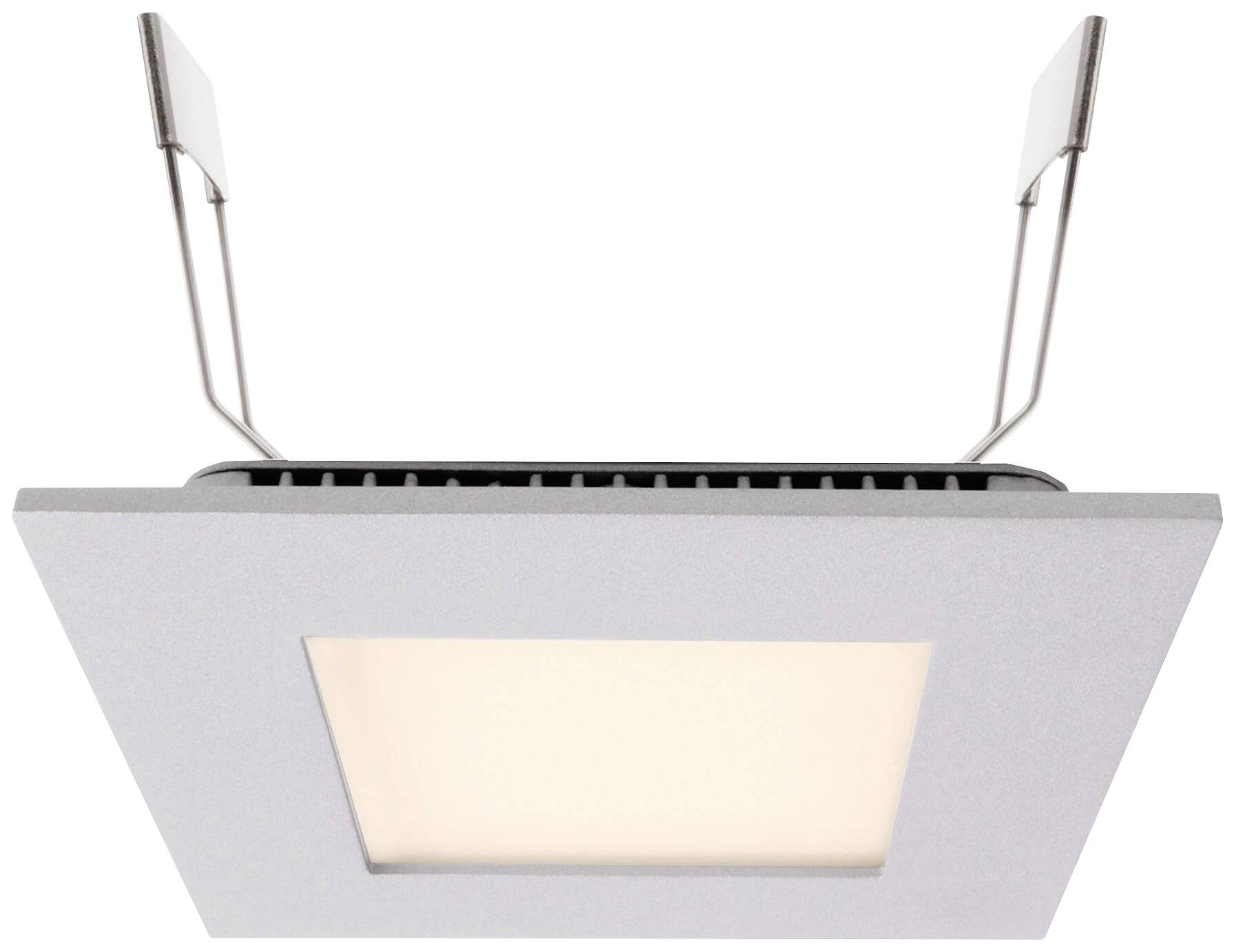 Deko Light 565153 LED Panel Square 8 LED-inbouwlamp Energielabel: G (A - G) LED LED vast ingebouwd 7 W Parelgrijs (RAL 9022)