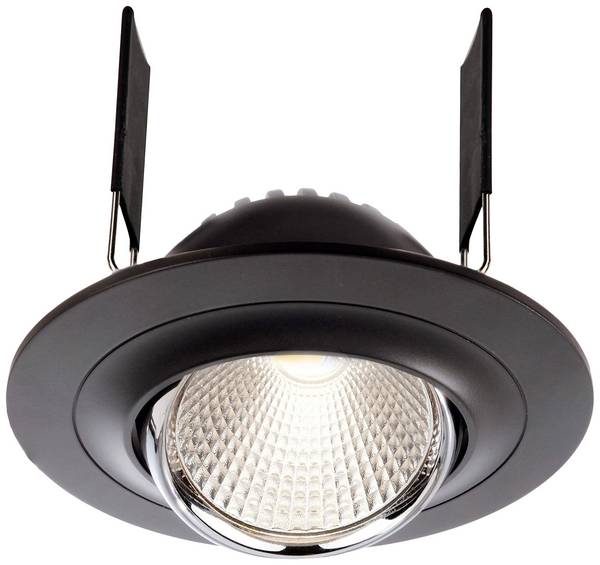 Deko Light 565203 Saturn LED-inbouwlamp Energielabel: G (A - G) COB LED LED vast ingebouwd 7 W Zwart
