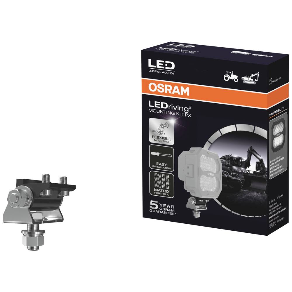 OSRAM Werkschijnwerper LEDriving® Mounting Kit PX LEDPWL ACC 101 (b x h x d) 35 x 45 x 43 mm