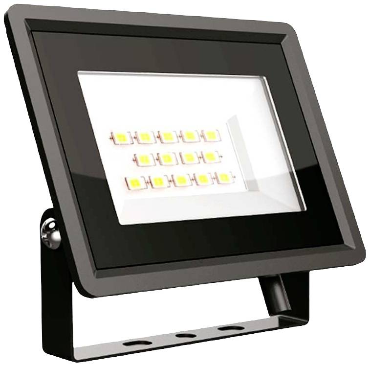 V-TAC VT-4914-B LED Schijnwerpers - Zwart - IP65 - 10 Watt - 750 Lumen - 4000K