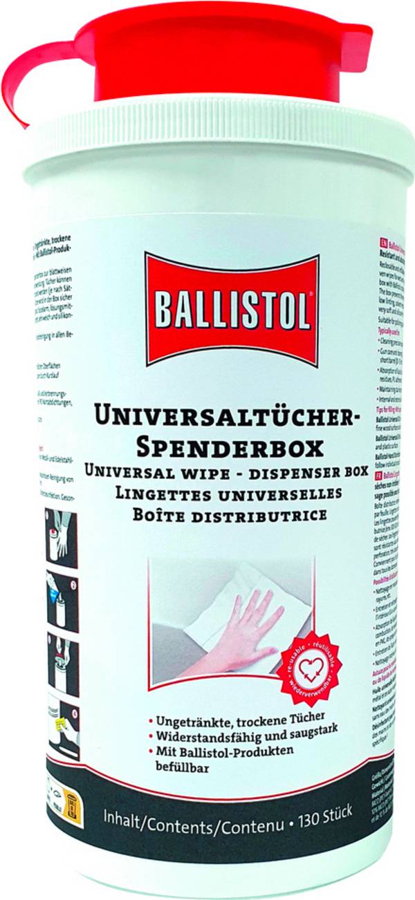 Ballistol 25097 Donorbox met 130 droge doeken 1 stuk(s)