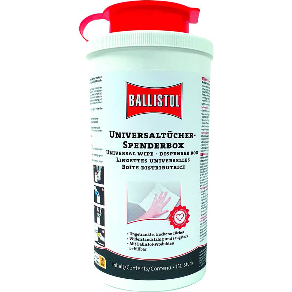 Ballistol 25097 Donorbox met 130 droge doeken 1 stuk(s)