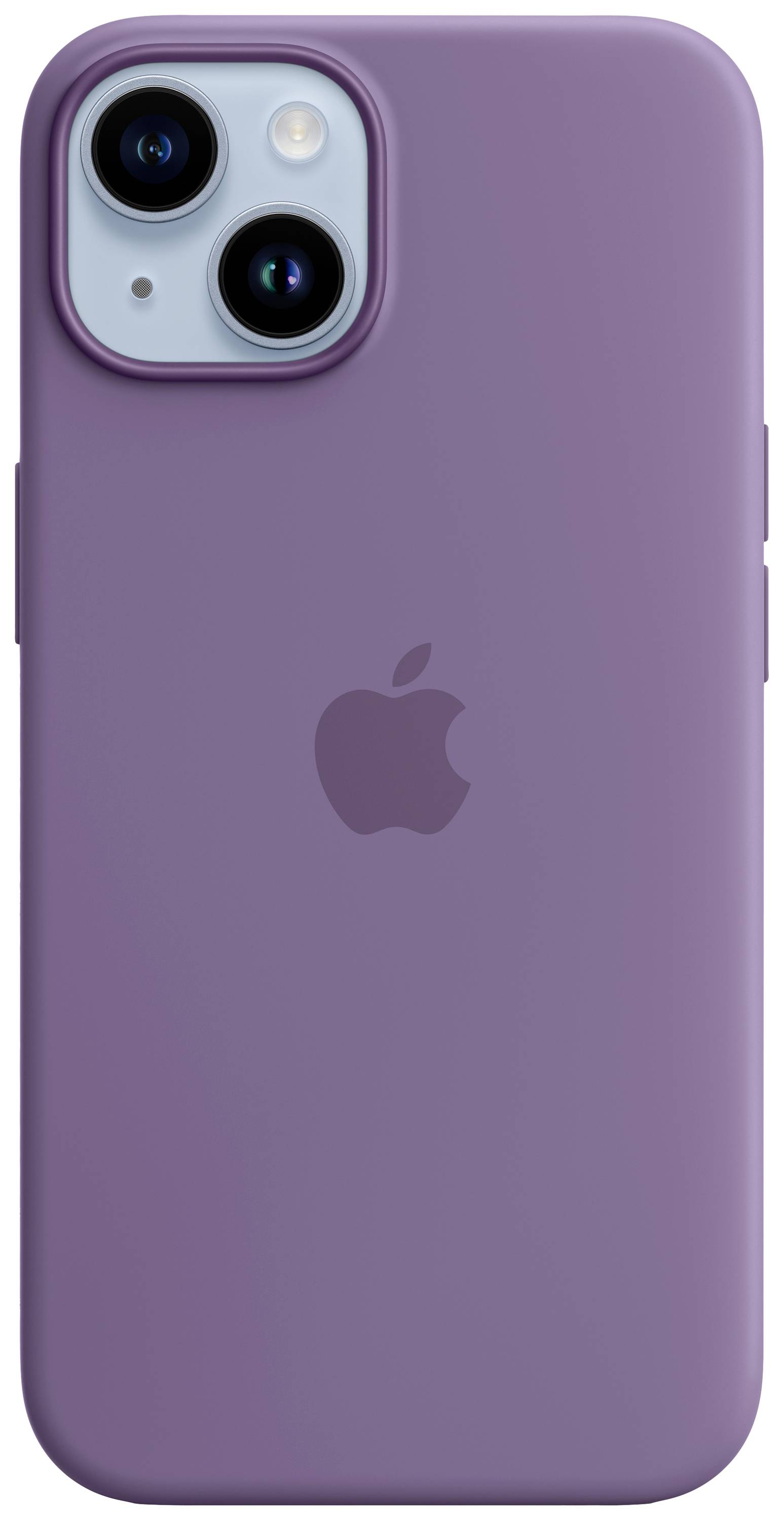Apple Silicon Case MagSafe Case Apple iPhone 14 Iris Inductieve lading, Stootbestendig