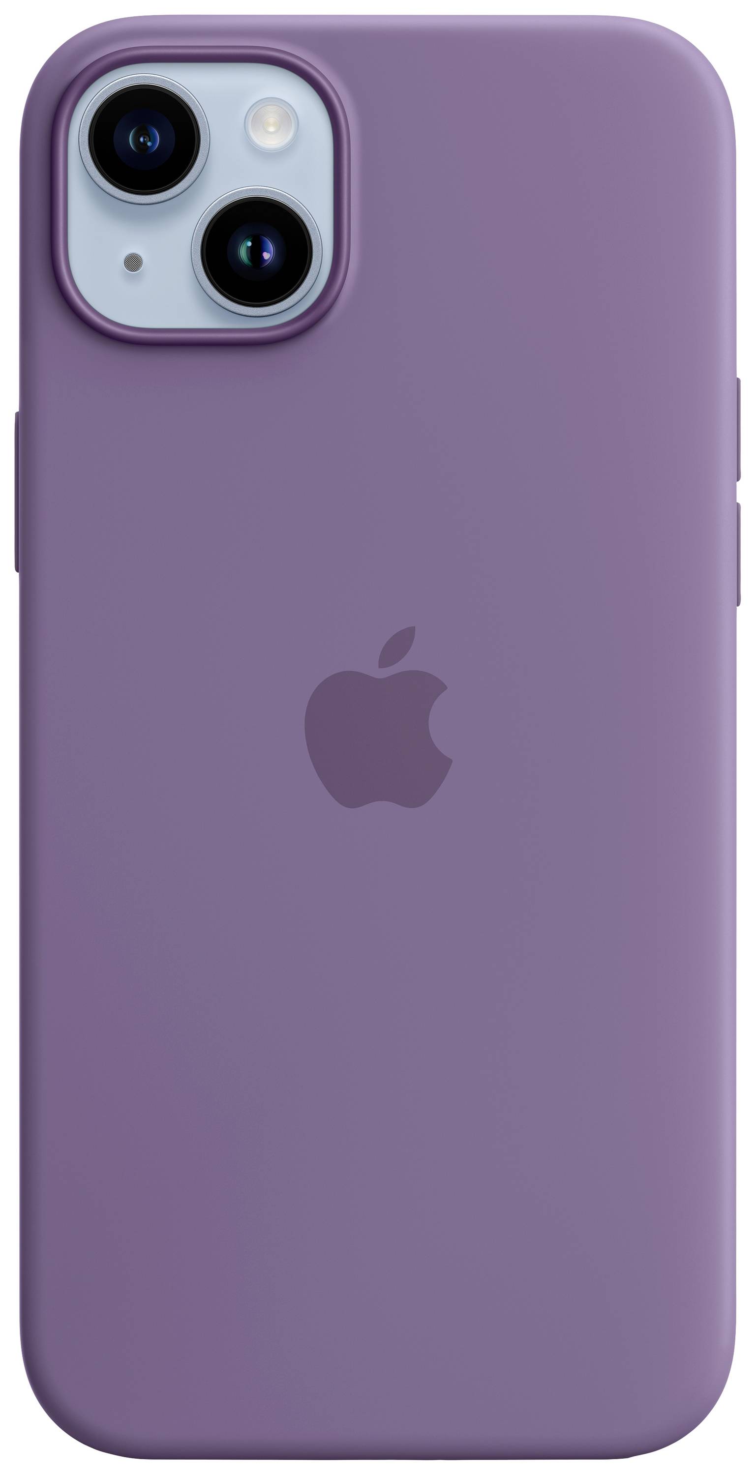 Apple Silicon Case MagSafe Case Apple iPhone 14 Plus Iris Inductieve lading, Stootbestendig