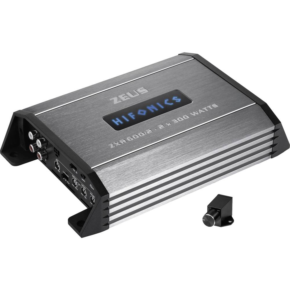 Hifonics ZXR600/2 Versterker 2-kanaals 600 W Volume/bass/treble control Geschikt voor (automerken): Universal