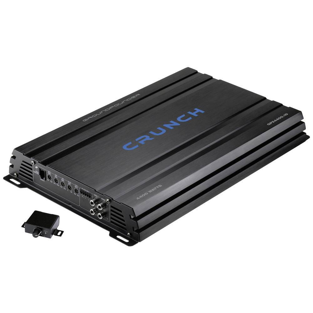 Crunch GPX4400.1D Digitale versterker 1-kanaals 4400 W Volume/bass/treble control Geschikt voor (automerken): Universal