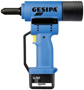 Conrad Gesipa AccuBird 1434898 Accu-popnagelpistool 14.4 V 2 Ah Li-ion Incl. accu, Incl. lader, Incl. koffer aanbieding