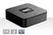 Zwarte Bluetooth 5.0 ontvanger met bedieningsknoppen, LED-indicator en 'imperial' logo. Geschikt voor draadloze audiooverdracht.