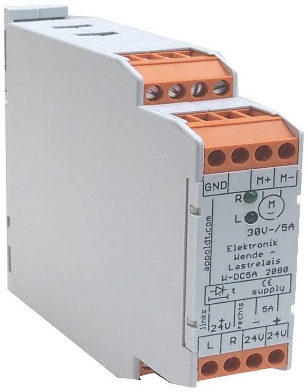 Appoldt W-DC5A Keerschakelaar DC-circuit    5 A Met LED   1 stuk(s)