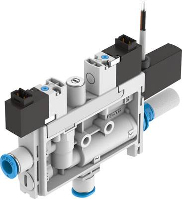 FESTO Vacuümzuigmond OVEL-10-H-15-PQ-VQ6-UC-C-A-V1PNLK-H3 8141093 24 V 6 mm Nominale breedte 0.95 mm Materiaal (behuizing) PA Afdichtmateriaal NBR