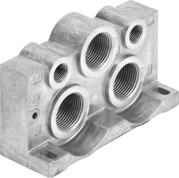 FESTO Eindplaat 8032666 VABE-S1-2L-G34  0 tot 10 bar  1 stuk(s)
