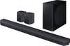 Samsung HW-Q935GC/ZG Surroundsysteem Zwart Bluetooth, Dolby Atmos, Incl. draadloze subwoofer, Spraakbesturing, WiFi, Wandbevestiging