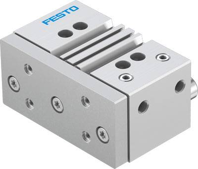 Cilinderbalk van Festo met meerdere schroefgaten en een groefstructuur op de bovenkant.