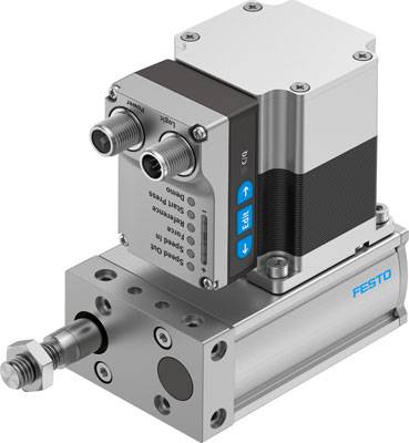 FESTO Elektrische cilindermodule EPCE-TB-60-20-FL-MF-ST-M-H1-PLK-AA 8102169 Slaglengte 20 mm Schuifkracht 150 N 24 V 1 stuk(s)