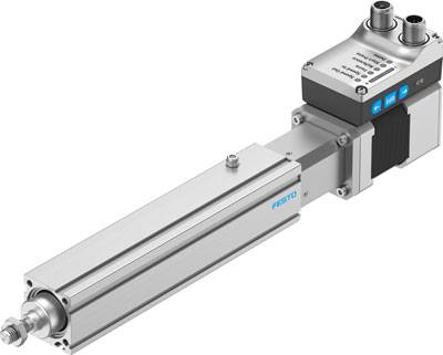 FESTO Elektrische cilindermodule EPCS-BS-32-100-8P-A-ST-M-H1-PLK-AA 8118272 Slaglengte 100 mm Schuifkracht 150 N 24 V 1 stuk(s)