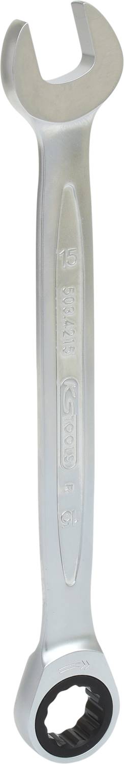 KS Tools 503.4215 5034215 Steek-ringratelsleutel Sleutelbreedte (metrisch) 15 mm