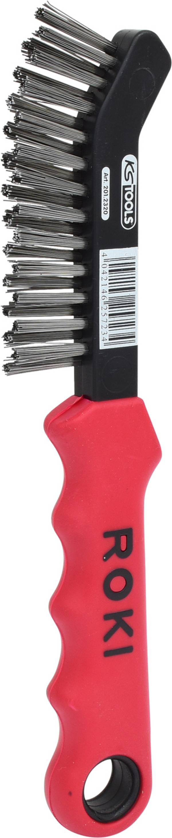 KS Tools 201.2320 Staaldraad-remklauw-staalborstel 2 rijen