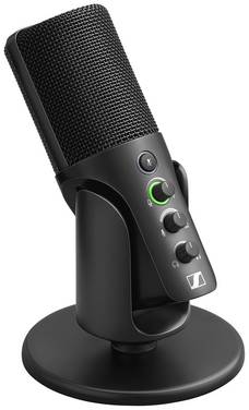 Statief USB-microfoon Sennheiser Profile Zendmethode:USB Schakelaar, Voet, Incl. kabel