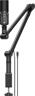 Statief USB-microfoon Sennheiser Profile Zendmethode:USB Schakelaar, Incl. standaard, Incl. kabel