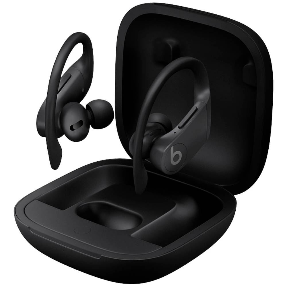 Beats Powerbeats Pro In Ear oordopjes Bluetooth Stereo Zwart Ruisonderdrukking (microfoon) Oplaadbox
