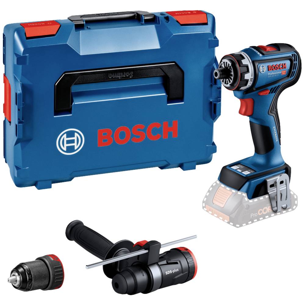 Bosch Professional GSR 18V-90 FC 06019K6204 Accu-schroefboormachine 18 V Li-ion Zonder accu, Zonder lader, Incl. koffer
