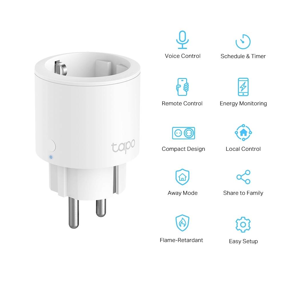 TP-LINK Tapo P115(1-pack) Tapo P115(1-pack) Smart WiFi-stopcontact WiFi Met meetfunctie 1 stuks Binnen 3680 W-3