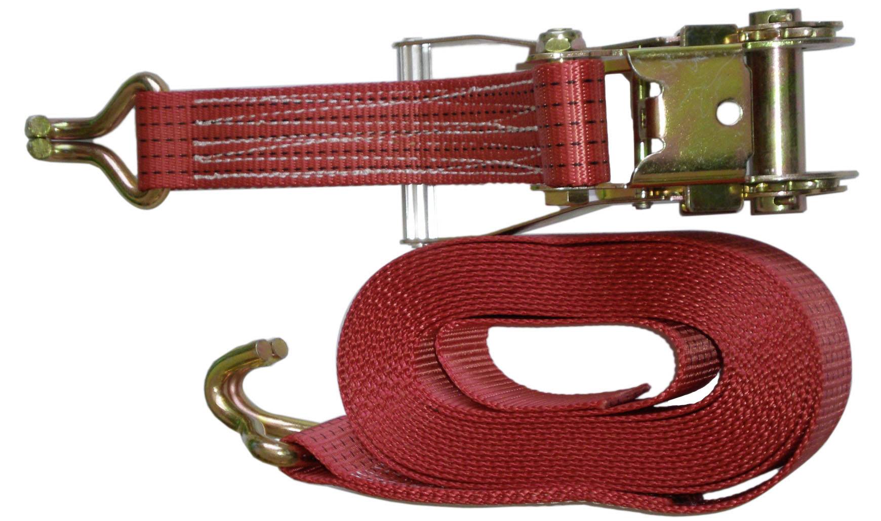 HP Autozubehör 12307 Spanband (tweedelig) Trekkracht (lc) vastbinden (enkel/direct): 2500 daN (l x b x h) 8 m x 7 cm x 4.7 cm Ratelinrichting EN 12195-2