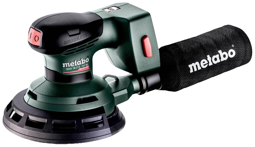 Metabo 600411840 Excentrische accuschuurmachine Brushless, Incl. koffer, Zonder accu, Zonder lader 18 V Ø 150 mm-0