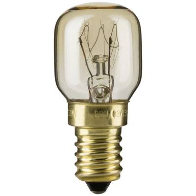 Gloeilamp met E14-fitting en zichtbare gloeidraad, geschikt voor decoratieve verlichting, gouden voet.