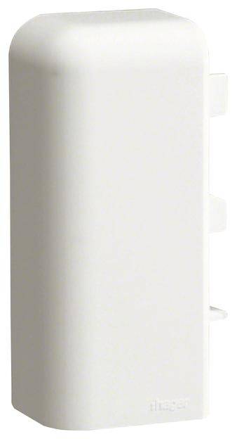 Hager M55649010 Eindstuk Eindstuk links (b x h x d) 20 x 70 x 20 mm Wit 1 stuk(s)