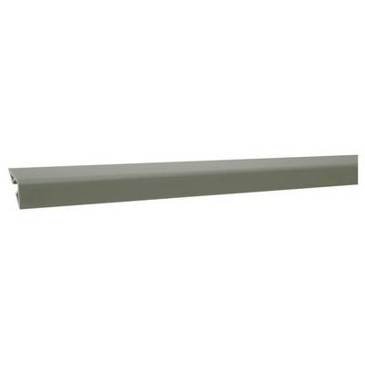 Metalen staaf, lichtgrijs, horizontaal georiënteerd, eenvoudig design.